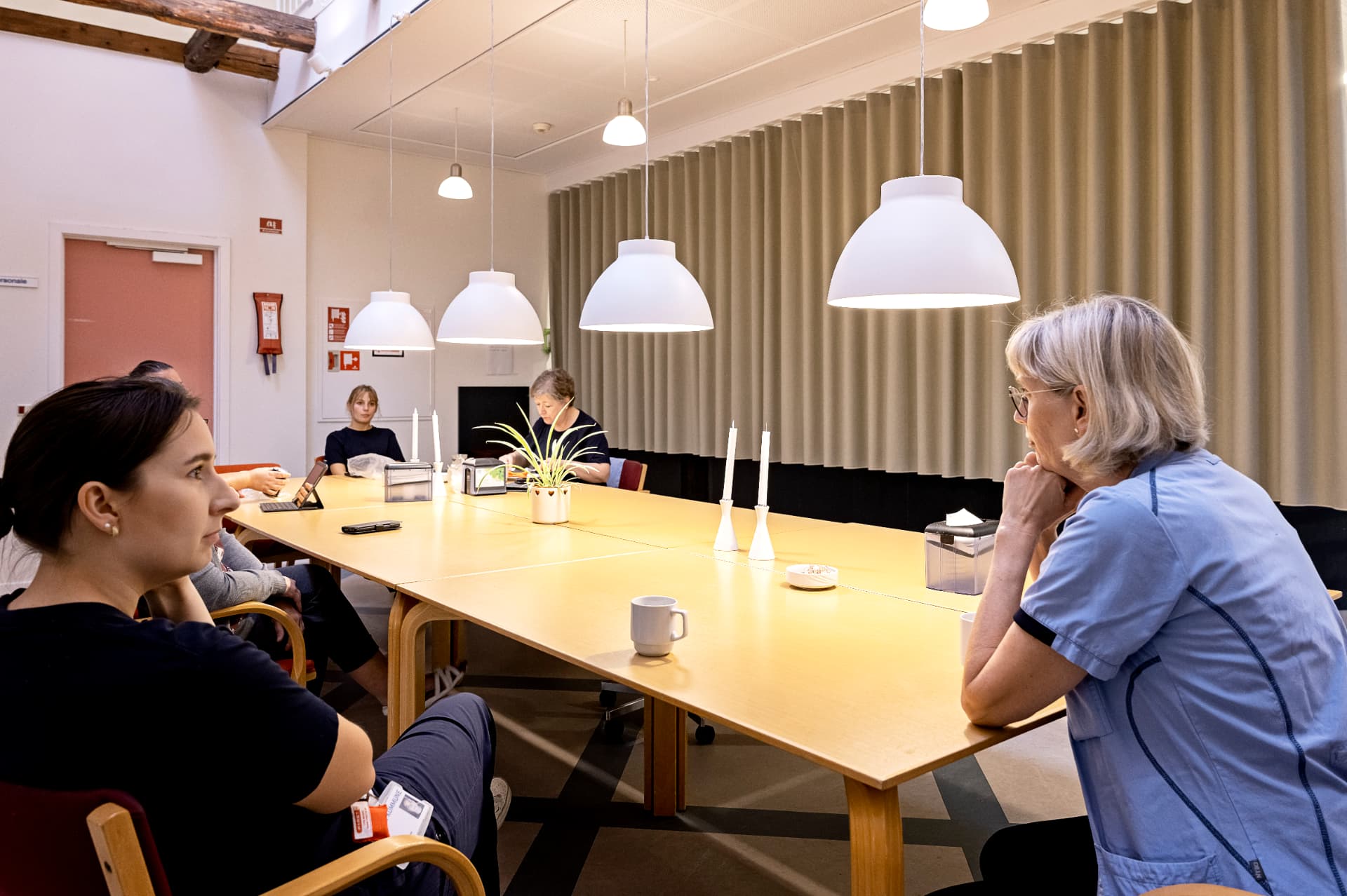 Spisestuen efter den nye indretning